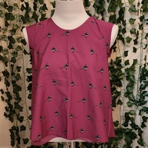 BRFS petite split back top